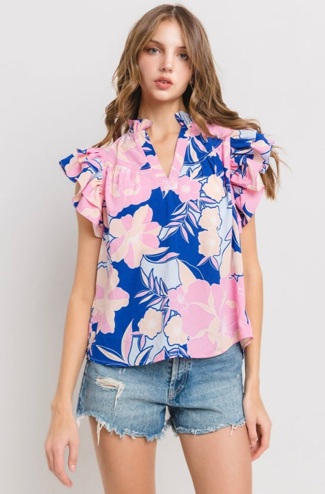 Tully Floral Top