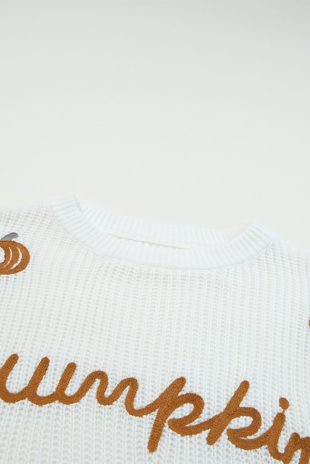 Black XOXO Glitter Print Round Neck Casual Sweater